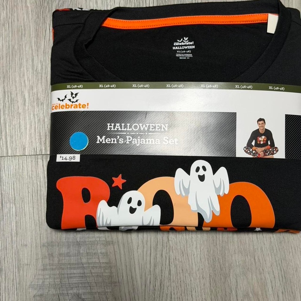 Way To Celebrate Boo Crew Pajama Set Women XL